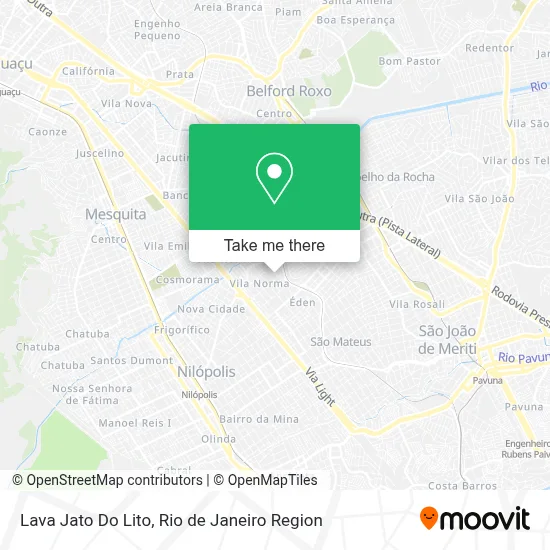 Lava Jato Do Lito map