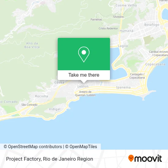 Project Factory map