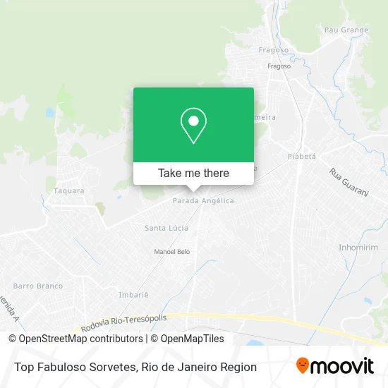 Top Fabuloso Sorvetes map