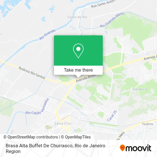 Brasa Alta Buffet De Churrasco map