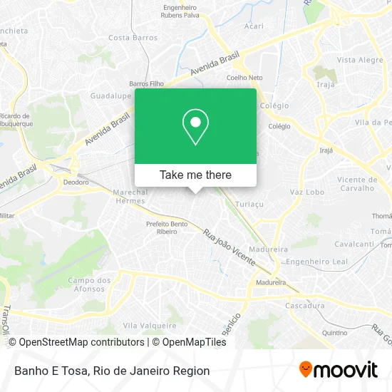 Banho E Tosa map