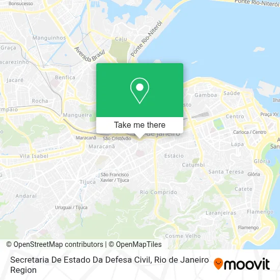 Secretaria De Estado Da Defesa Civil map