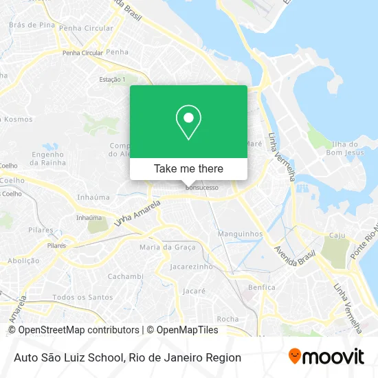 Auto São Luiz School map