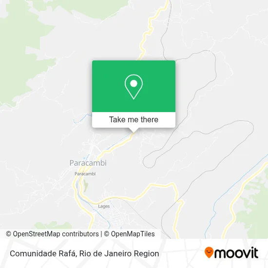 Comunidade Rafá map