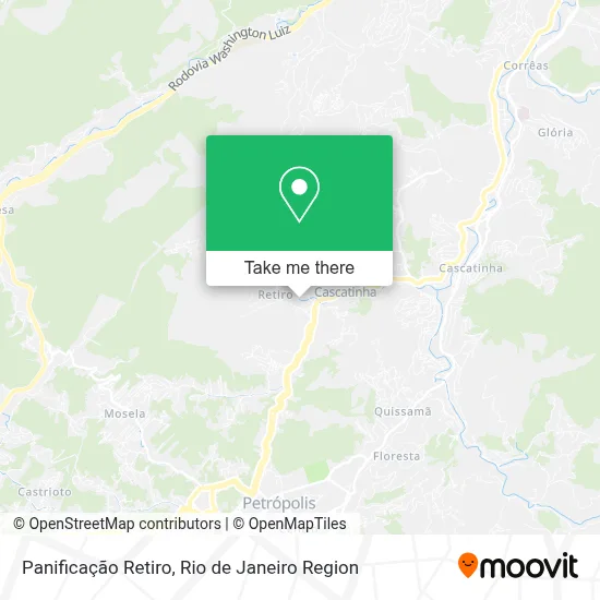 Panificação Retiro map