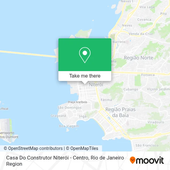 Casa Do Construtor Niterói - Centro map