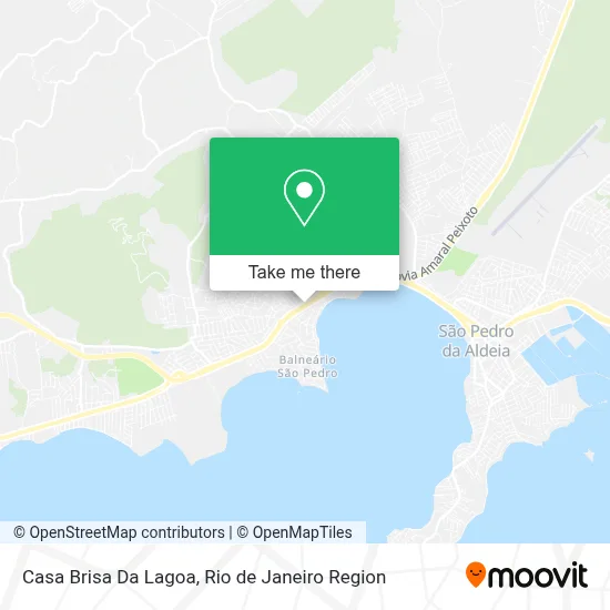 Casa Brisa Da Lagoa map