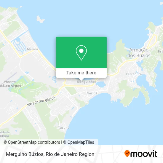 Mergulho Búzios map