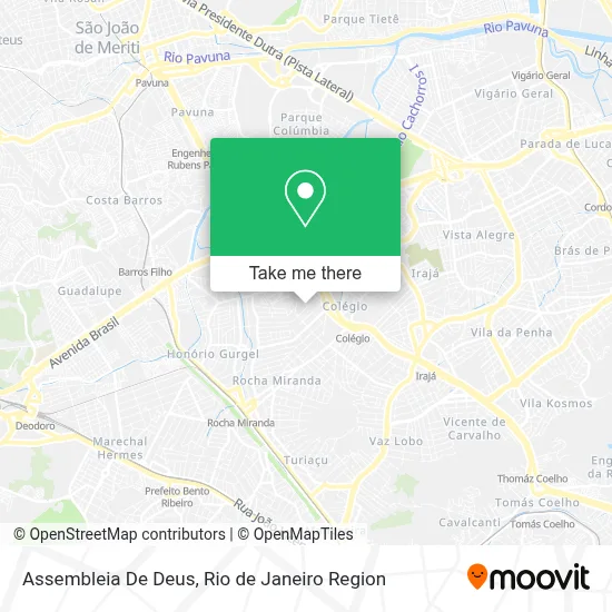 Assembleia De Deus map