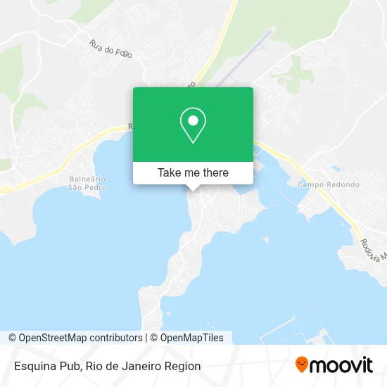 Esquina Pub map