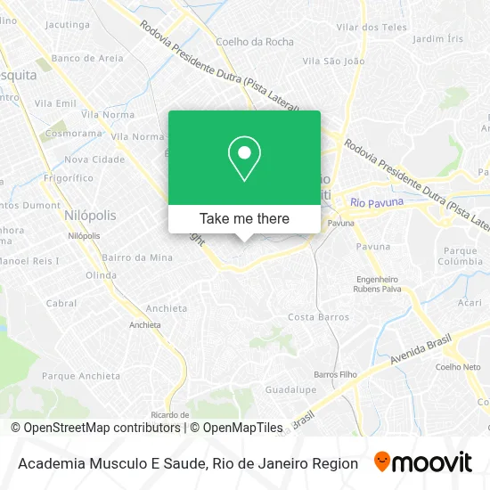 Academia Musculo E Saude map