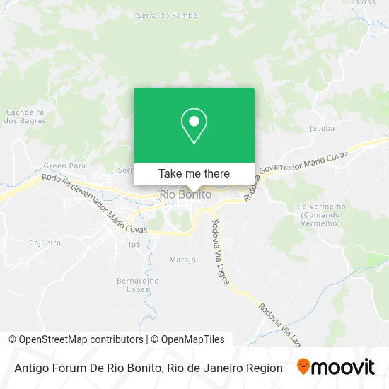 Antigo Fórum De Rio Bonito map