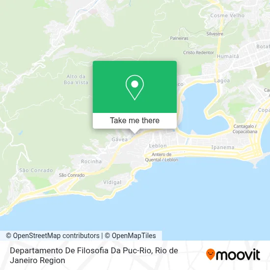 Departamento De Filosofia Da Puc-Rio map