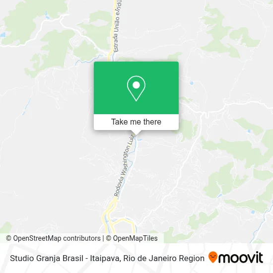 Studio Granja Brasil - Itaipava map