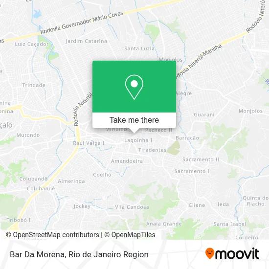 Bar Da Morena map