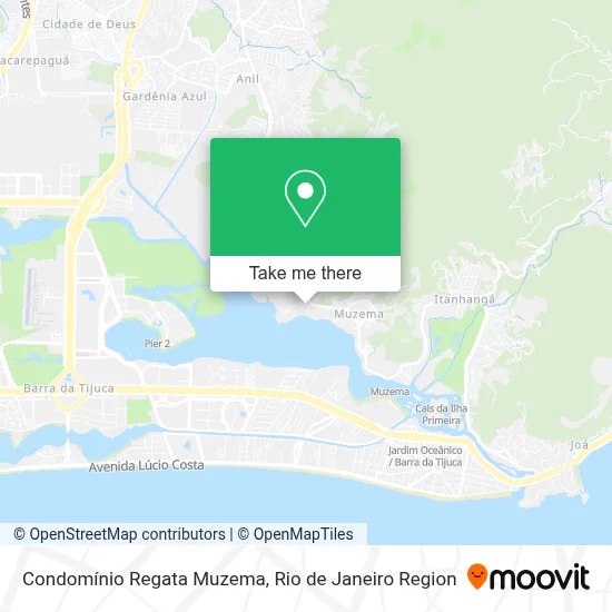Condomínio Regata Muzema map