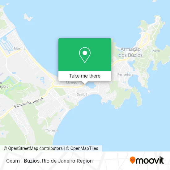 Ceam - Buzios map