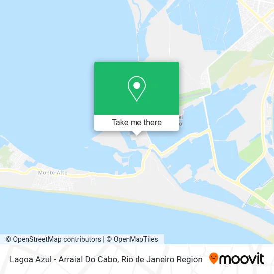 Lagoa Azul - Arraial Do Cabo map