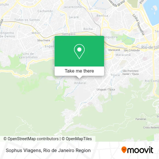 Sophus Viagens map