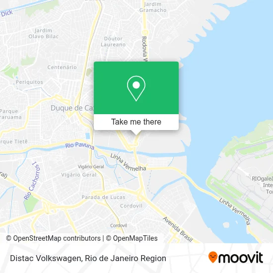 Distac Volkswagen map