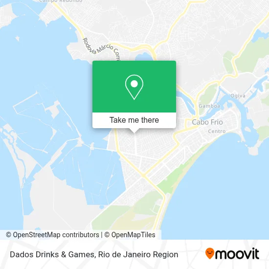 Dados Drinks & Games map