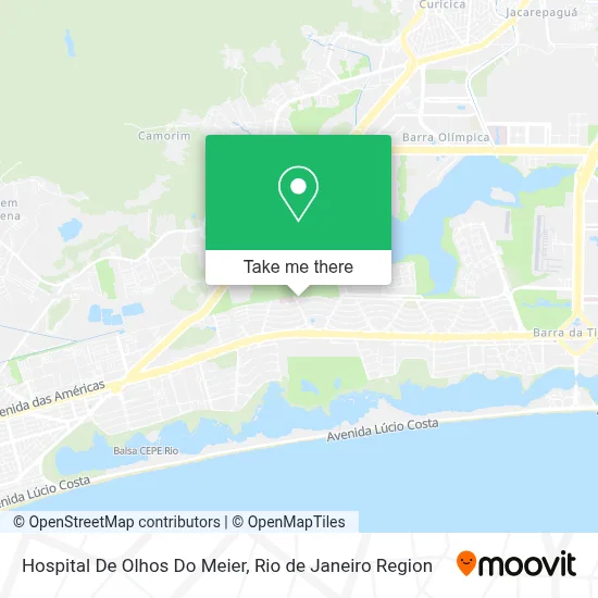 Hospital De Olhos Do Meier map