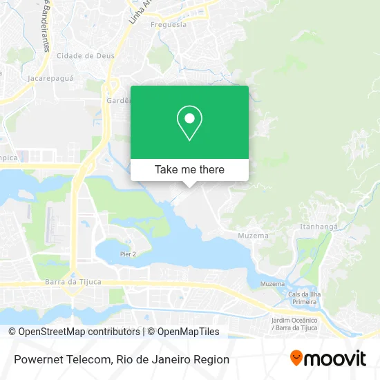 Powernet Telecom map