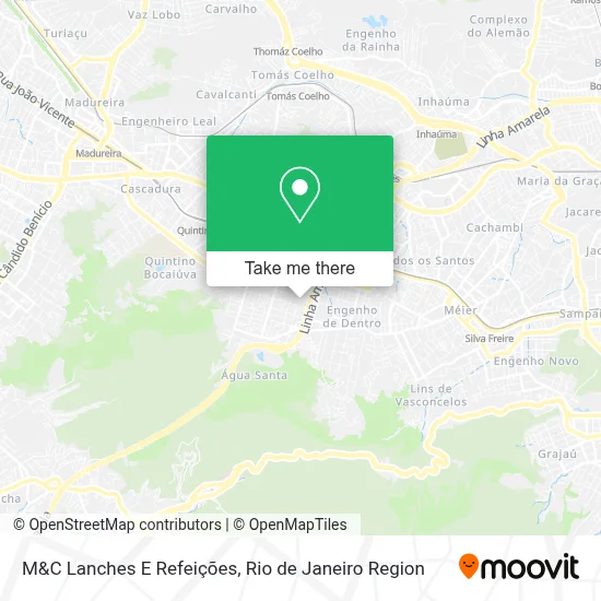 M&C Lanches E Refeições map