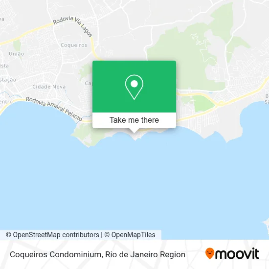 Coqueiros Condominium map