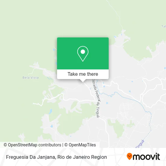 Freguesia Da Janjana map