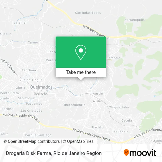 Drogaria Disk Farma map