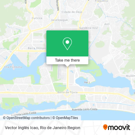 Vector Inglês Icao map