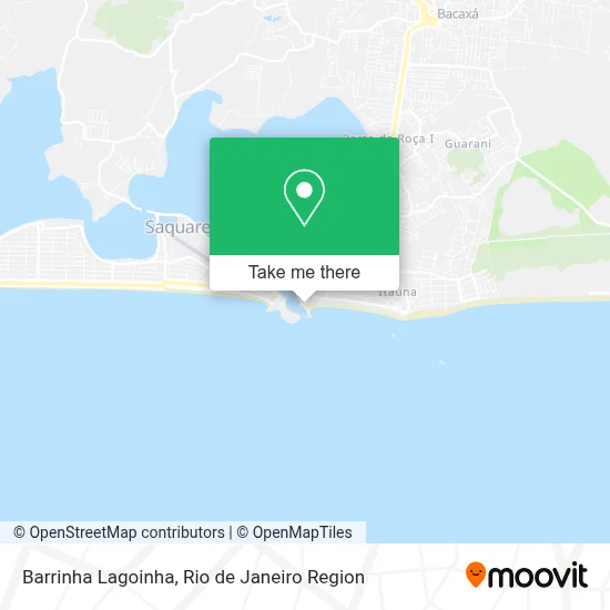 Barrinha Lagoinha map