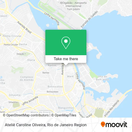 Ateliê Caroline Oliveira map