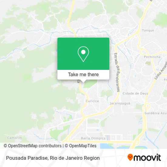 Pousada Paradise map