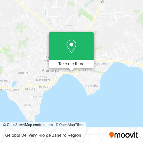 Gelobol Delivery map