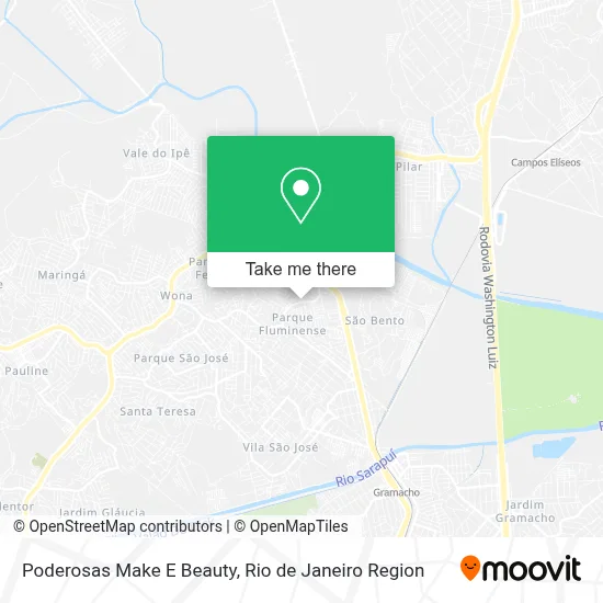 Poderosas Make E Beauty map
