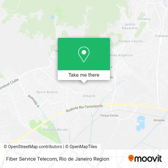 Fiber Service Telecom map