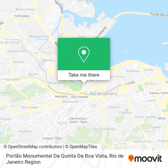 Portão Monumental Da Quinta Da Boa Vista map
