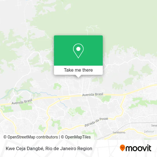 Kwe Ceja Dangbé map