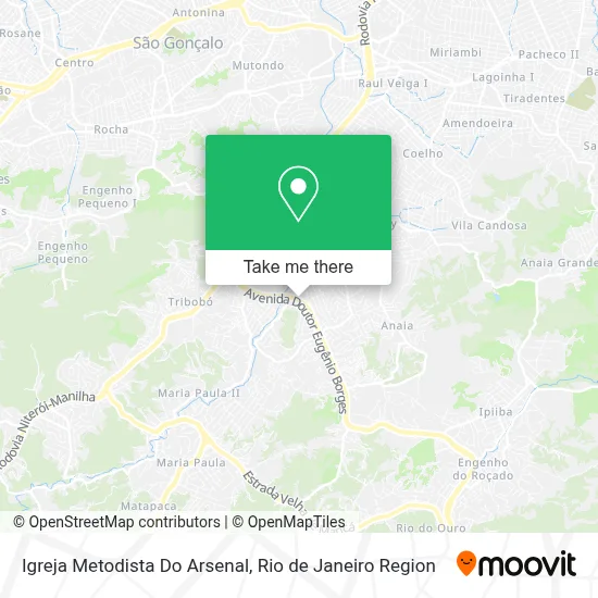 Igreja Metodista Do Arsenal map