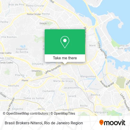 Brasil Brokers-Niteroi map