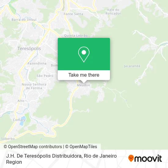 J.H. De Teresópolis Distribuidora map