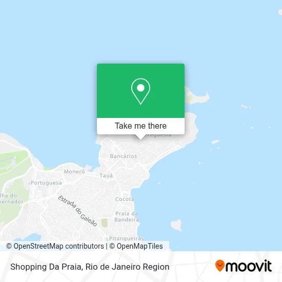 Shopping Da Praia map