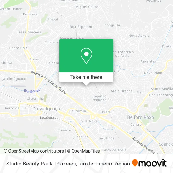 Studio Beauty Paula Prazeres map