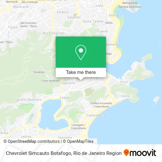 Chevrolet Simcauto Botafogo map