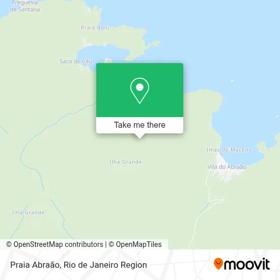 Praia Abraão map