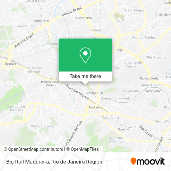 Big Roll Madureira map