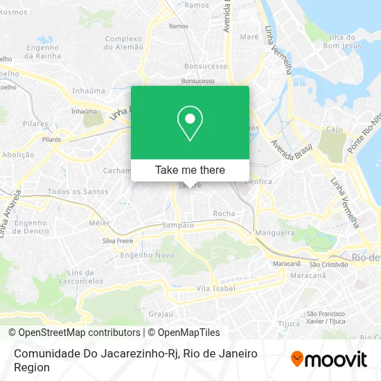 Comunidade Do Jacarezinho-Rj map