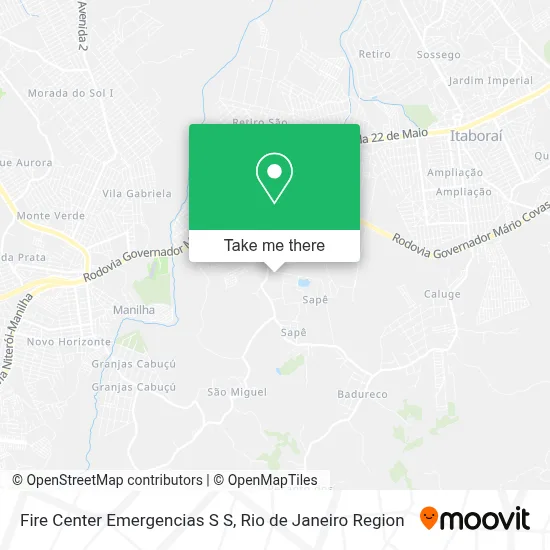 Fire Center Emergencias S S map